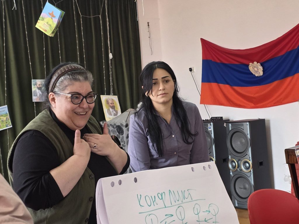 Training Sessions on Preventing Violence Against Women Held in Martuni and Nerkin Getashen