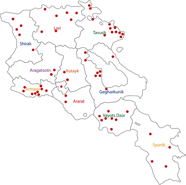 Our outreach efforts encompass over 150 communities throughout Armenia